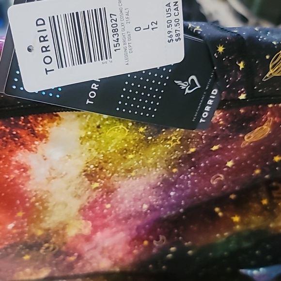 Torrid Performance Core Crop Active Legging With Side Pockets Size 0/L/12 - Picture 15 of 15